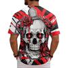 Men's Halloween Graphic T-Shirt Neck Short Sleeve Casual Top