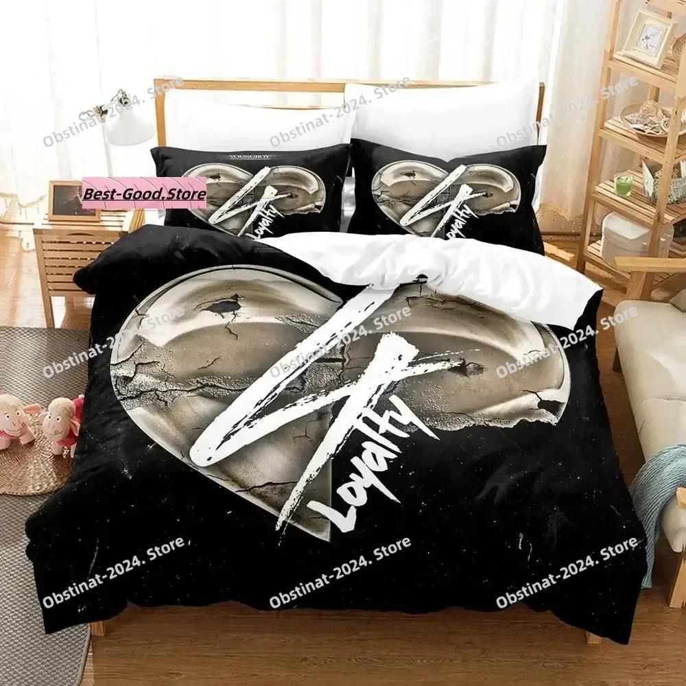 Rap YoungBoy Never Broke Again Beding Set Single Twin Print With Pilowcase Bed Soft Duvet Cover Single Double Quen Super King-Sized Dimensionsd