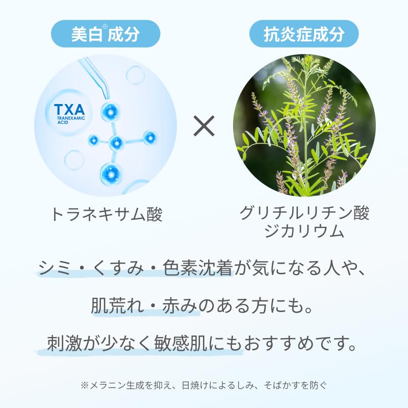 [Quasi-drug] Tranexamic Acid Serum 30ml, Whitening, Beautiful Skin, Reduces Dark Spots, Freckles, and Melanin, Sensitive Skin, High Concentration CONO
