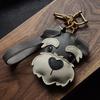 15 Styles Brand Latest Cowhide Bag Pendant & Accessories, Puppy Theme High Quality Key Chain Backpack Charms, Diy Bag Decor Gift