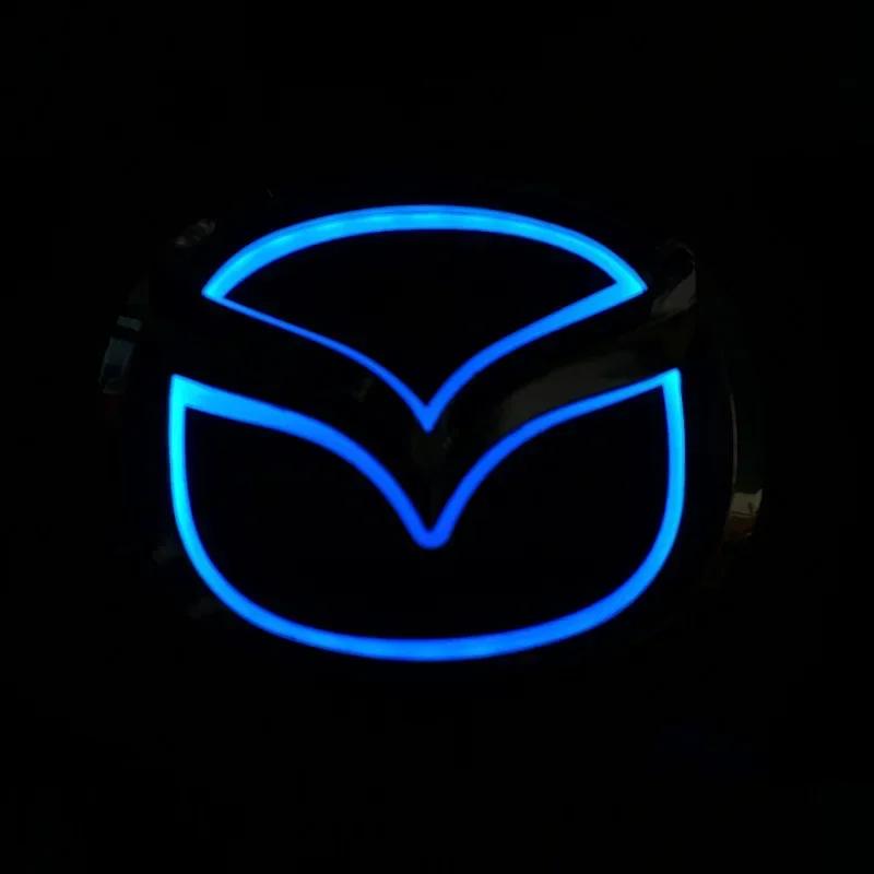 2025 Horký styl auta LED zadní světelná nálepka emblému pro logo Mazda 2 3 6 CX7 8 CX5 MX5 323 Příslušenství Auto 5D zadní odznak nálepka L