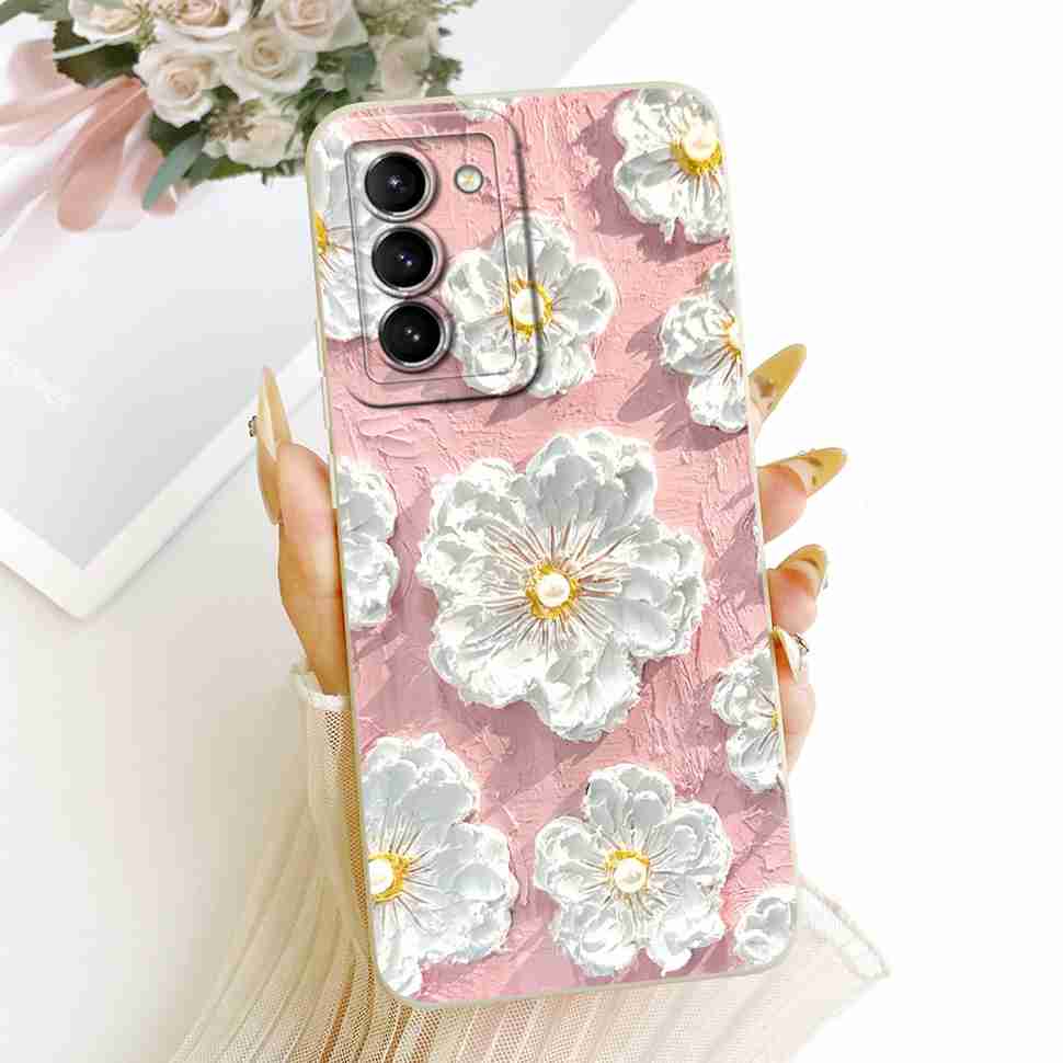 For Samsung Galaxy S21 5G Case New Design Floral Print Soft Silicone Cover For Samsung S21 5G SM-G991B SM-G991B/DS Phone Cases