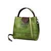 Vintage Tree Bark Leather Multifunction Crossbody Handbag