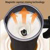 4 In 1 Electric Milk Frother Heater 350ml Stainless Steel Container Quick Foaming Function For Hot Chocolate Cappuccino