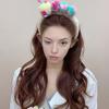 Caterpillar Headband Girls Plush Texture Cartoon Shape Rich Color Makeup Wash Face Hair Hoop Hair Fixing Accessory