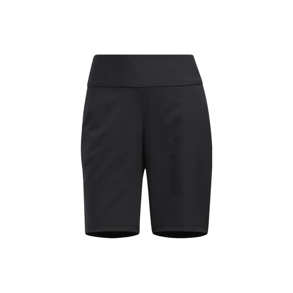 Adidas Solid Color Side Pocket Plain Straight Leg Shorts Women shorts Black HA3410