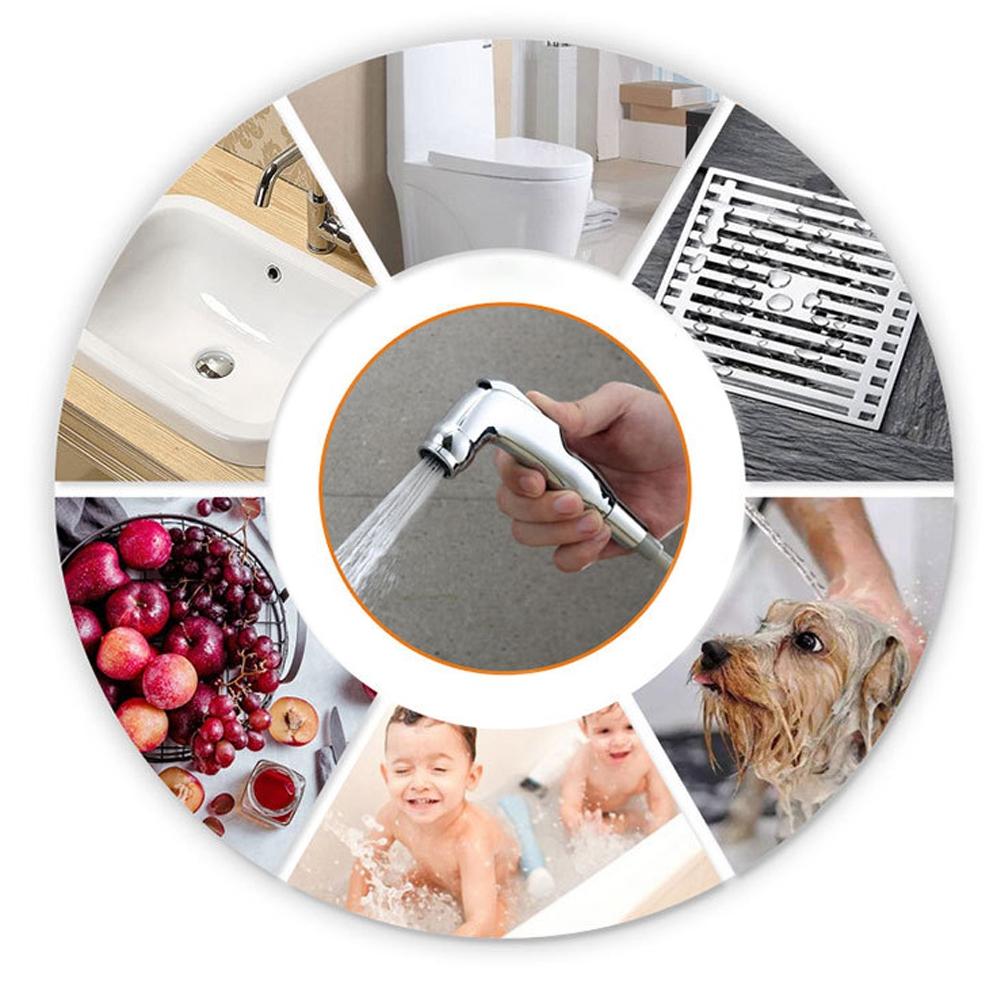 Bidetová sprška Hlavice spršky Koupelnové doplňky Bidet Shattaf Sprcha Čisticí nástroj