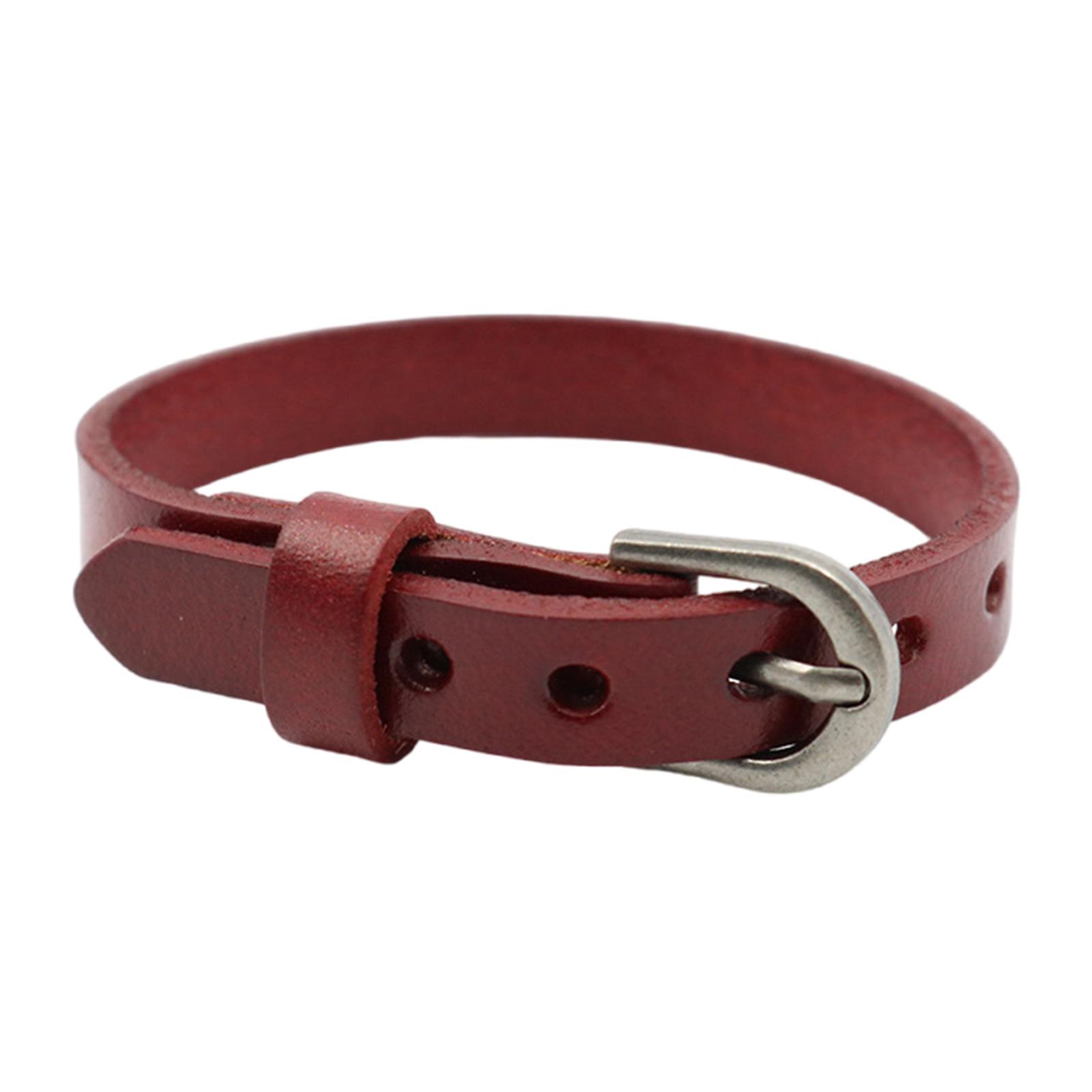 

Мягкий кожаный ремешок-браслет Элегантное украшение на запястье Кожаный браслет для повседневной носки Подходит для различных случаев 1