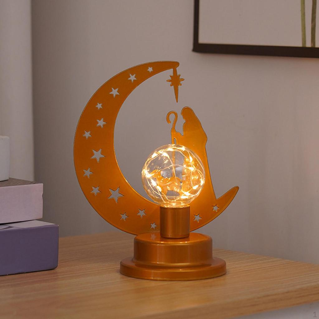Ramadan Eid Mubarak LED Light Night Lamp for Muslims Family Decoration