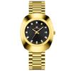 VA VA VOOM Couple Quartz Watch Yellow Gold Diamond Waterproof Steel Belt Watch