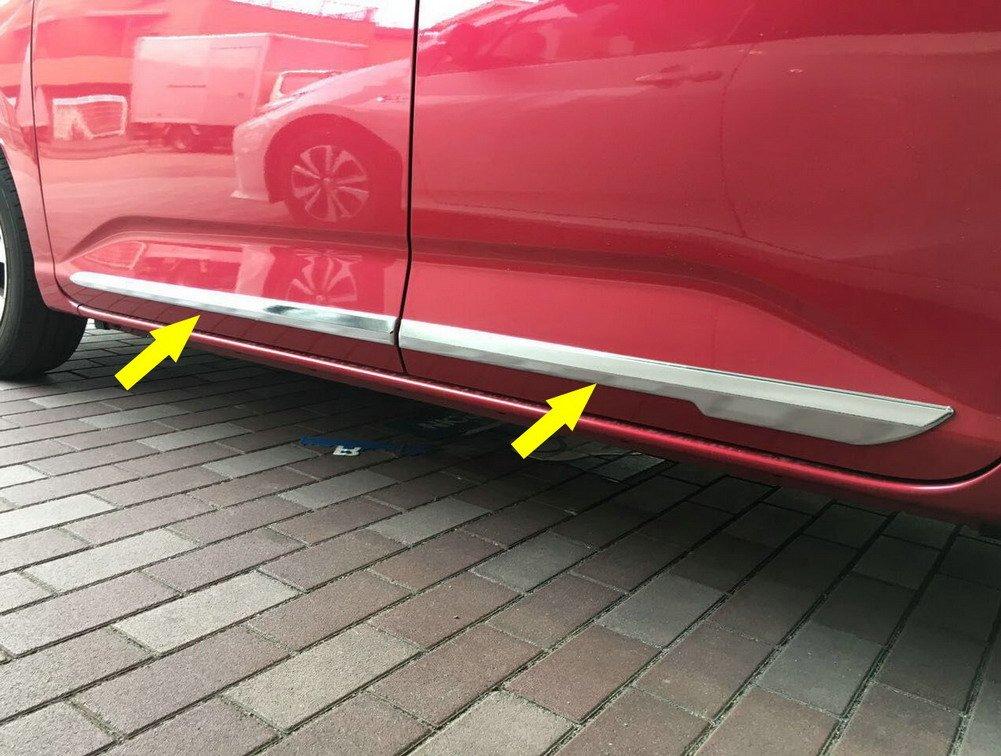 RUIQ Toyota Roomy Yttre Sidodörr och senare [M900A/M910A] Krompläterad Underlist (2016 års modeller)