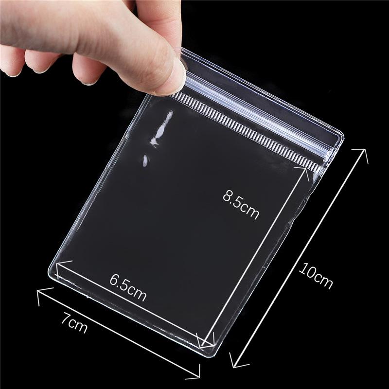 PVC Self-Sealing Jewelry Bag with Zipper & Hanging Hole