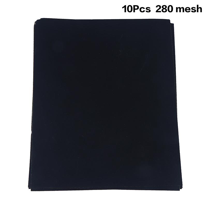 10Pcs Sandpaper 60-2000 Wet And Dry Dual-Use Car Wood Grinding And Polishing Resistant Silicon Carbide Water Sandpaper