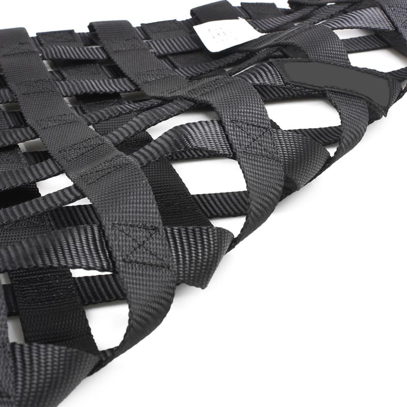 1PC Window Net Race Car Window Net Mounting Kit Ribbon Style 24Hx24W / 20Hx24W / 18Hx24W Car Accessories Black/Red/Blue