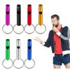 Whistle Hiking Keychain Outdoor 45*8mm Aluminum Alloy Distress
