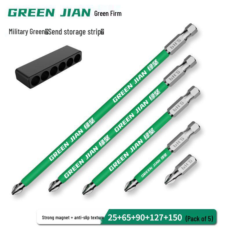 High-Strength Magnetic Electric Screwdriver Set with Impact Extended Bits