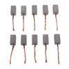 Electric Motor Carbon Brush Set, Electric Motor Brush, Carbon Brush with Good Thermal Conductivity 1020 Motor Slip Ring