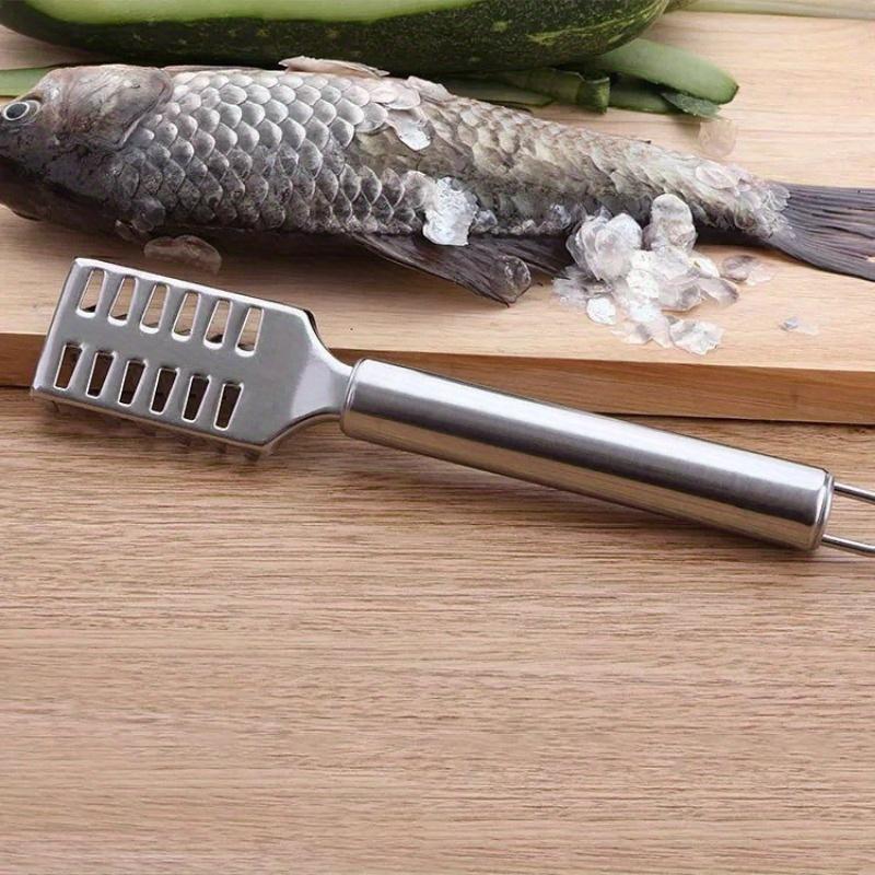 1PC Stainless Steel Fish Scale Knife Scale Scraper Sawtooth Scraping Boning Filleting Cut Scrape Dig Maw Knife