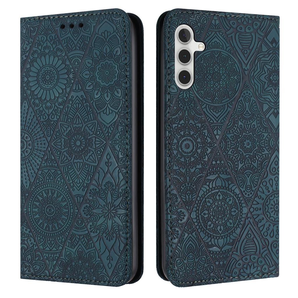 For Samsung Galaxy S26/S26 Pro Case Imprinted Flower Wallet Stand Leather Phone Cover