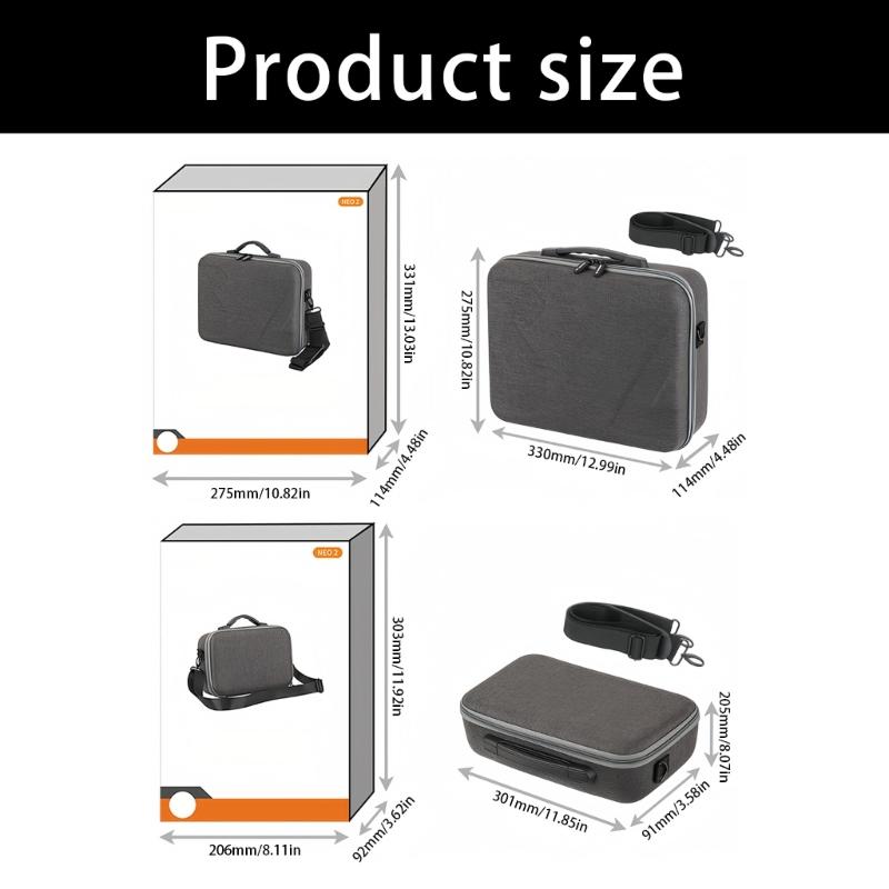 Waterproof Drones Carrying Bag With Shockproof Padding Customs Molded Interior Pouch For NEO2 Equipment Protections