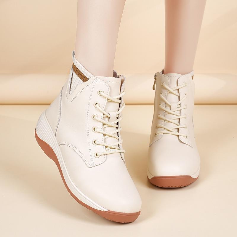 Martin Boots Women's Short Boots Autumn Women's Shoes Soft-soled Women's Short Boots Casual Single Shoes Women