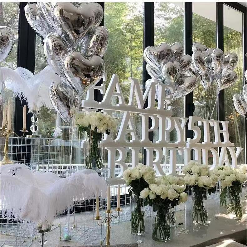 Red Heart Aluminum Foil Balloon - Romantic Photo Props for Proposals and Birthday Decorations