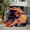 Superman Comic Book Cover Art Print PosterBlanket Flannel Throw Blanket for Sofa, Bed, Travel, Camping, Office, Couch, Chair