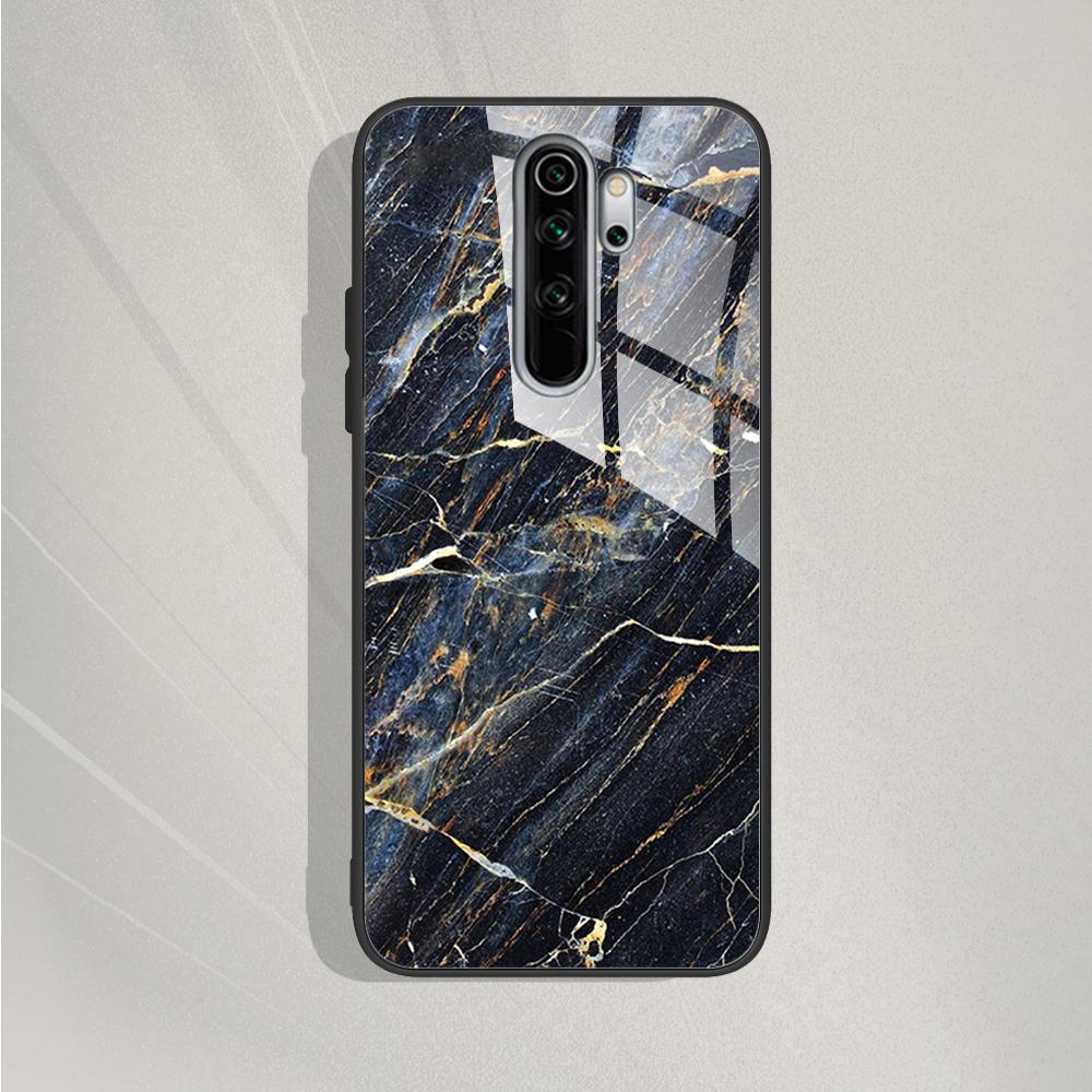 For Xiaomi Redmi Note 8 Pro Case Tempered Glass Pattern Silicone Cover Phone Cases For Redmi Note 8 Note8 Note 8T 8 t Fundas