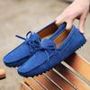 Brand Big Size Cow Suede Genuine Leather Men Flats 2022 New Men Casual Shoes High Quality Men Loafers Moccasin Driving Shoes