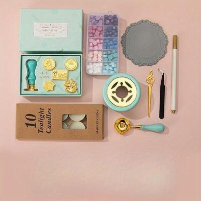 Mühür Mumu Damga Seti Kiti Kendin Yap El Sanatları Malzemeleri Scrapbooking Sevgililer Günü Doğum Günü Hediyesi Laka Mühür Toptan Satış Komple Set
