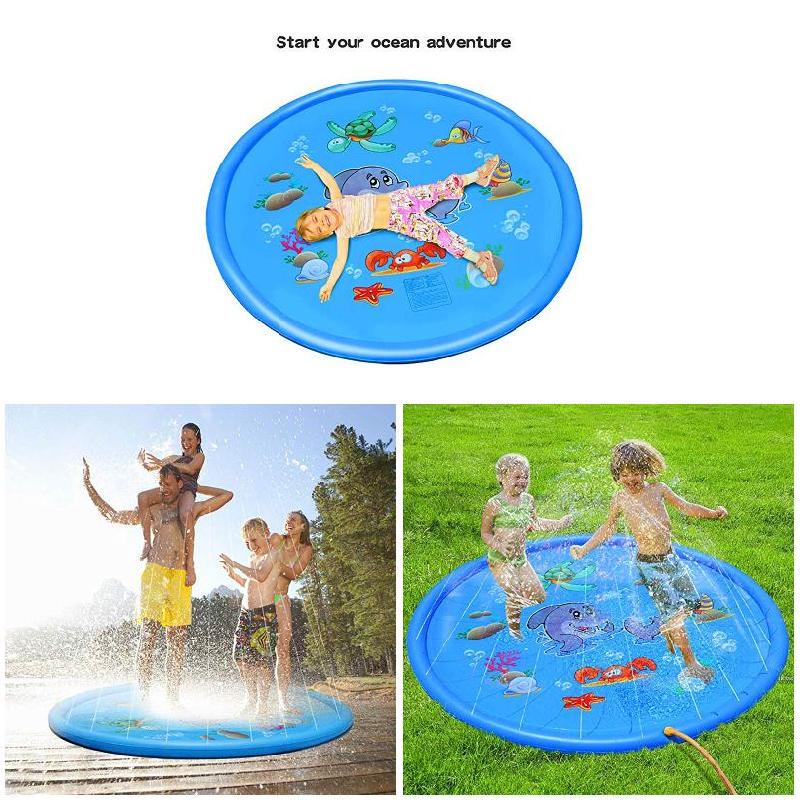 Toys Pool Play Sprinkle Summer Inflatable Mat Toy Outdoor Water Splash