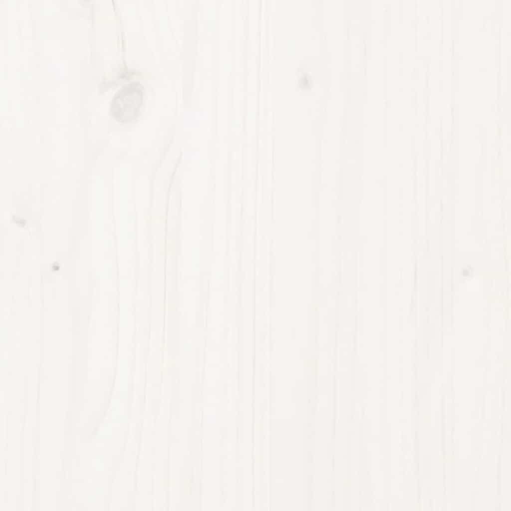 Roof for Children S Bed White 217x85.5x154 Cm Solid Pine Wood