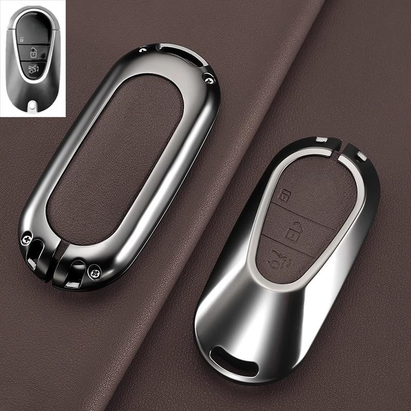 For Mercedes Benz new key protection case C260L shell E300L buckle A200L car glass/GLB/GLC/GLE high-end feel