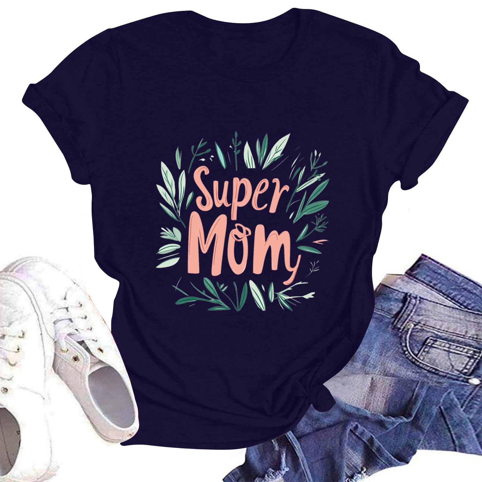 

Женская повседневная футболка с круглым вырезом и коротким рукавом XL