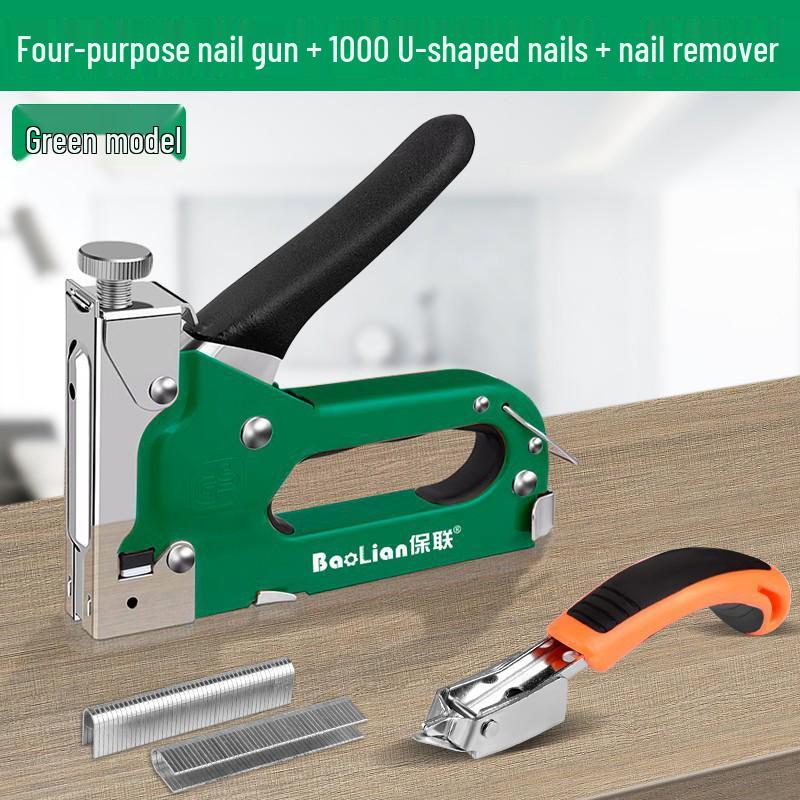 Manual Pneumatic Steel Nail Gun for Home Use
