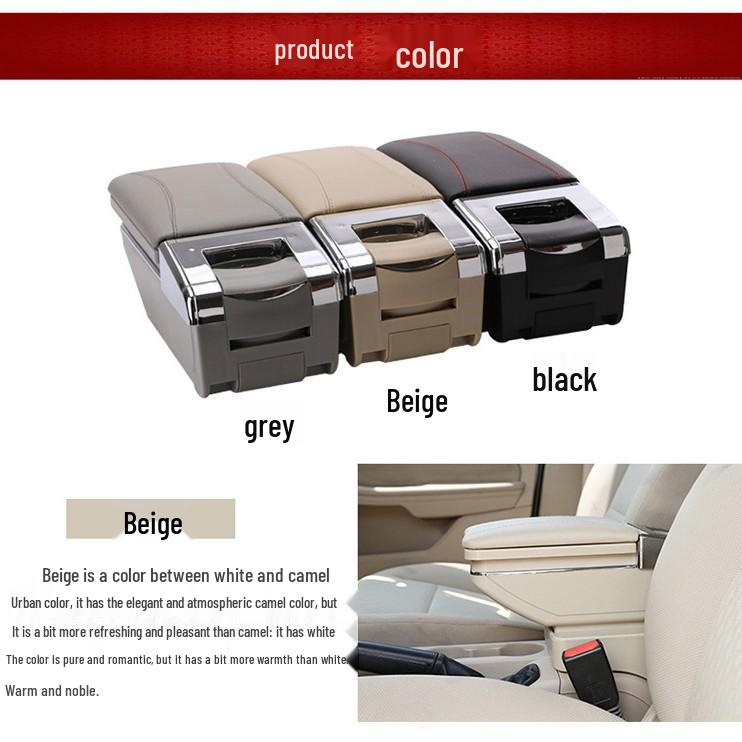 Renault Duster Armrest & Center Console Compatible Box