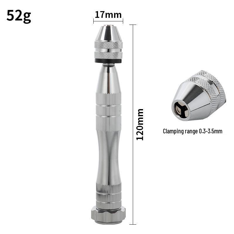 Ruční ruční vrtačka a sada výstružníků pro kutilství a děrování otvorů