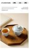 Vibrant Ceramic Gaiwan Tea Set: Two-Piece Kung Fu Tea Bowl for Ladies, Perfect for Fresh, Individual Brewing