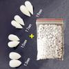 1 Pairs Halloween Costume Props DIY Decorations False Teeth Solid Glue Denture Adhesive Party Vampire Teeth Fangs Dentures Props
