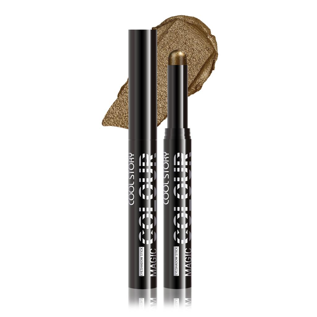 Smoky Dark Blue Eyeshadow Pencil Stick Waterproof Pearlescent 24 Colors Metallic Glitter Eye Shadow Highlighter Pen Makeup Tool