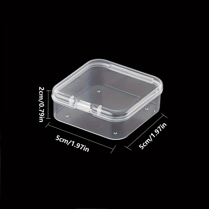 300er Pack Großpackung Klare Kunststoff-Aufbewahrungsboxen mit Deckeln Transparenter Behälter Schmuckperlen Ohrringe Bastelartikel Kleinigkeiten Organizer-Boxen