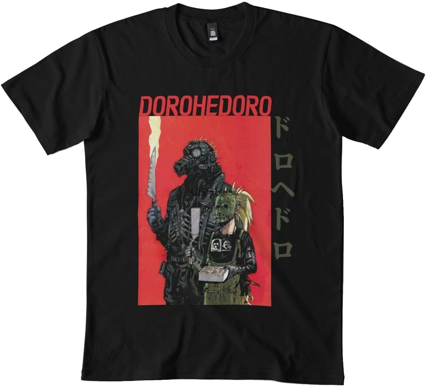 Dorohedoro Anime Kaiman Q hayashida kaiman Kai aikawa Essential T Shirt Black S чёрный