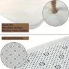 Christmas Round Rug Christmas Tree Washable Round Carpet for Living Room Non Slip Bedroom Mat Rugs for Holiday Decorations
