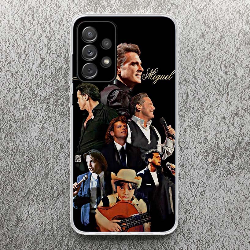 L-Luis M-Miguel Singer Phone Case For Samsung Galaxy A52 A42 A32 A22 A12 A02S A51 A50 A71 A70 A41 A31 A21S A30S A20S A40 A30 A20
