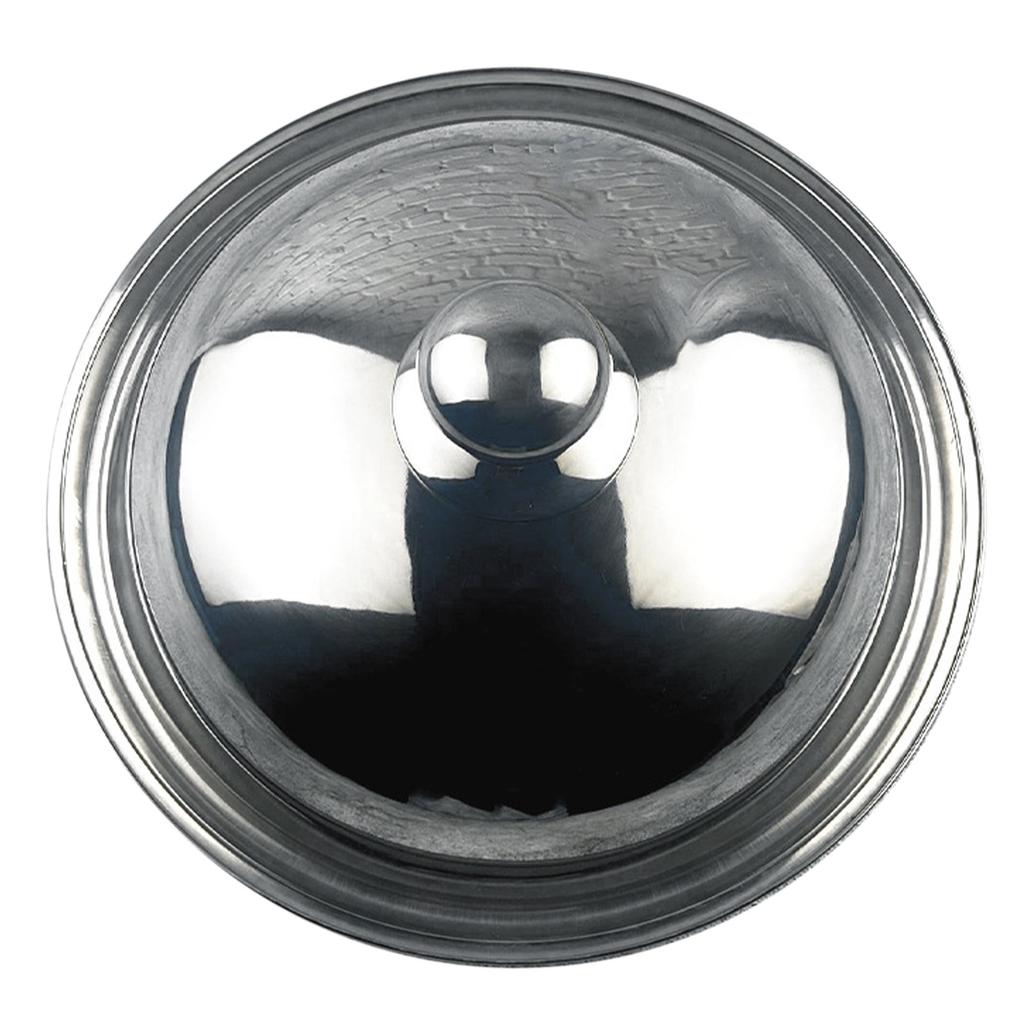 Edelstahl Pfannendeckel Rund Hoch Teilweise Transparentes Sichtglas Suppentopfdeckel für Zuhause