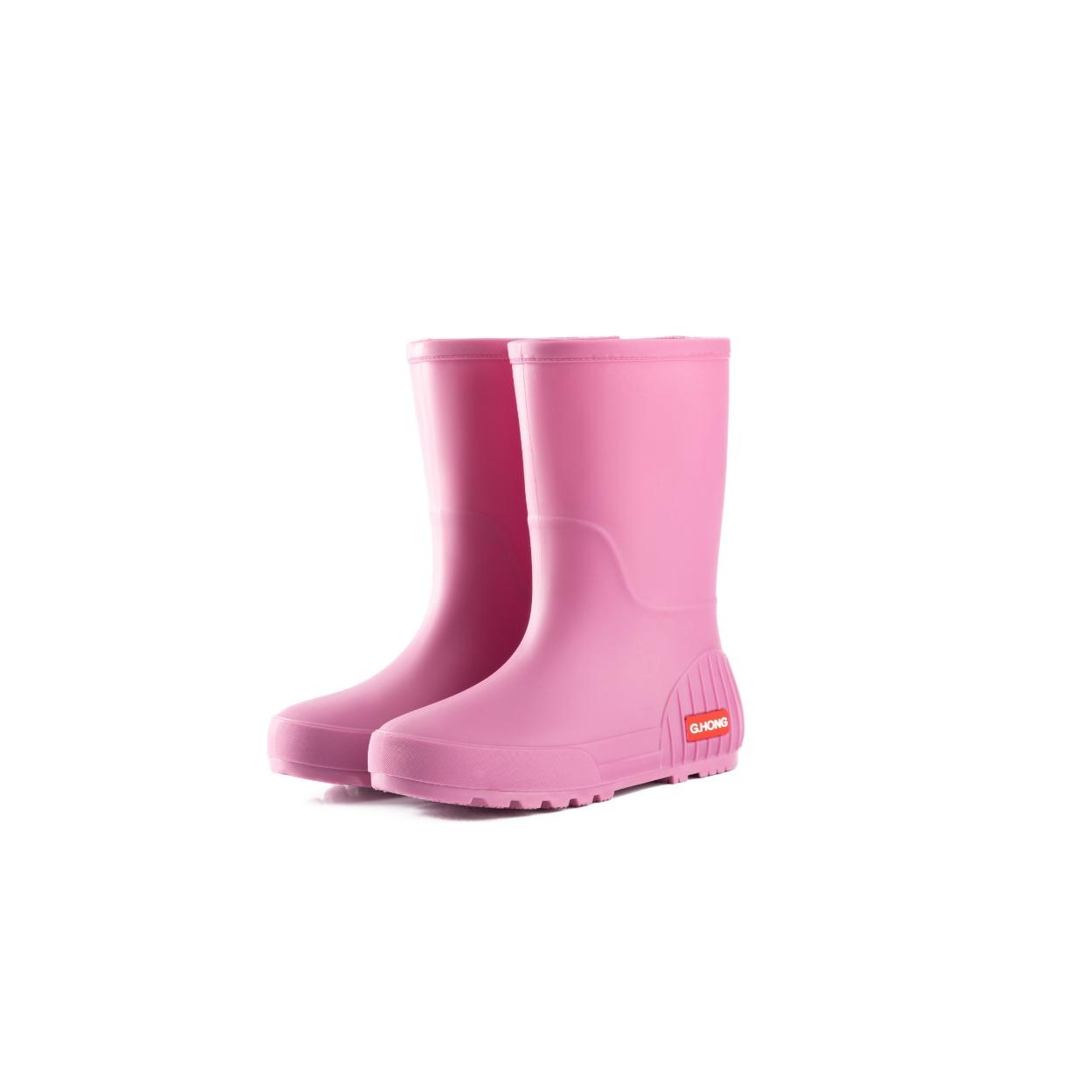 Взрослые женские ПВХ водонепроницаемые рабочие садовые резиновые сапоги 37 розовый