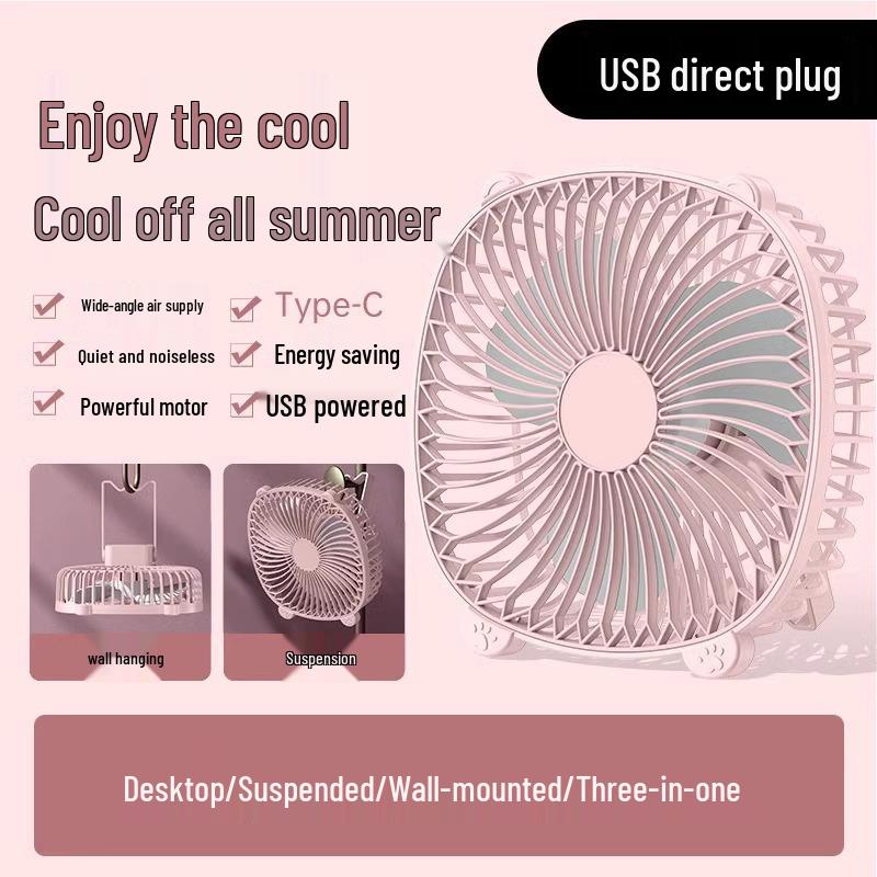 Newcomer Discount: Silent Desktop Fan for Dorms & Offices