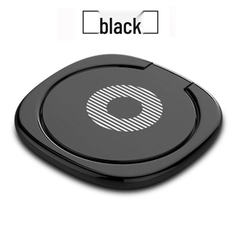 360° Creative Metal Phone Ring Holder - DIY Back Sticker & Lazy Stand with Logo