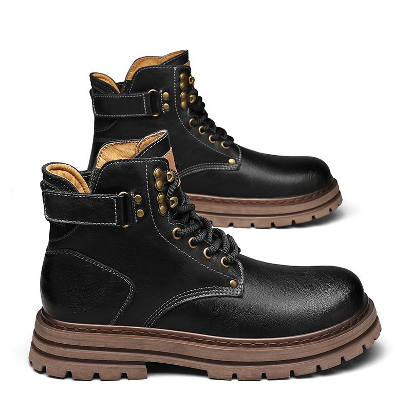 Men All Season Boots Lace Up Round Toe Comfortable Durable Comfortable Wear For Daily Use Durable Material With Good Quality 41 10650₽