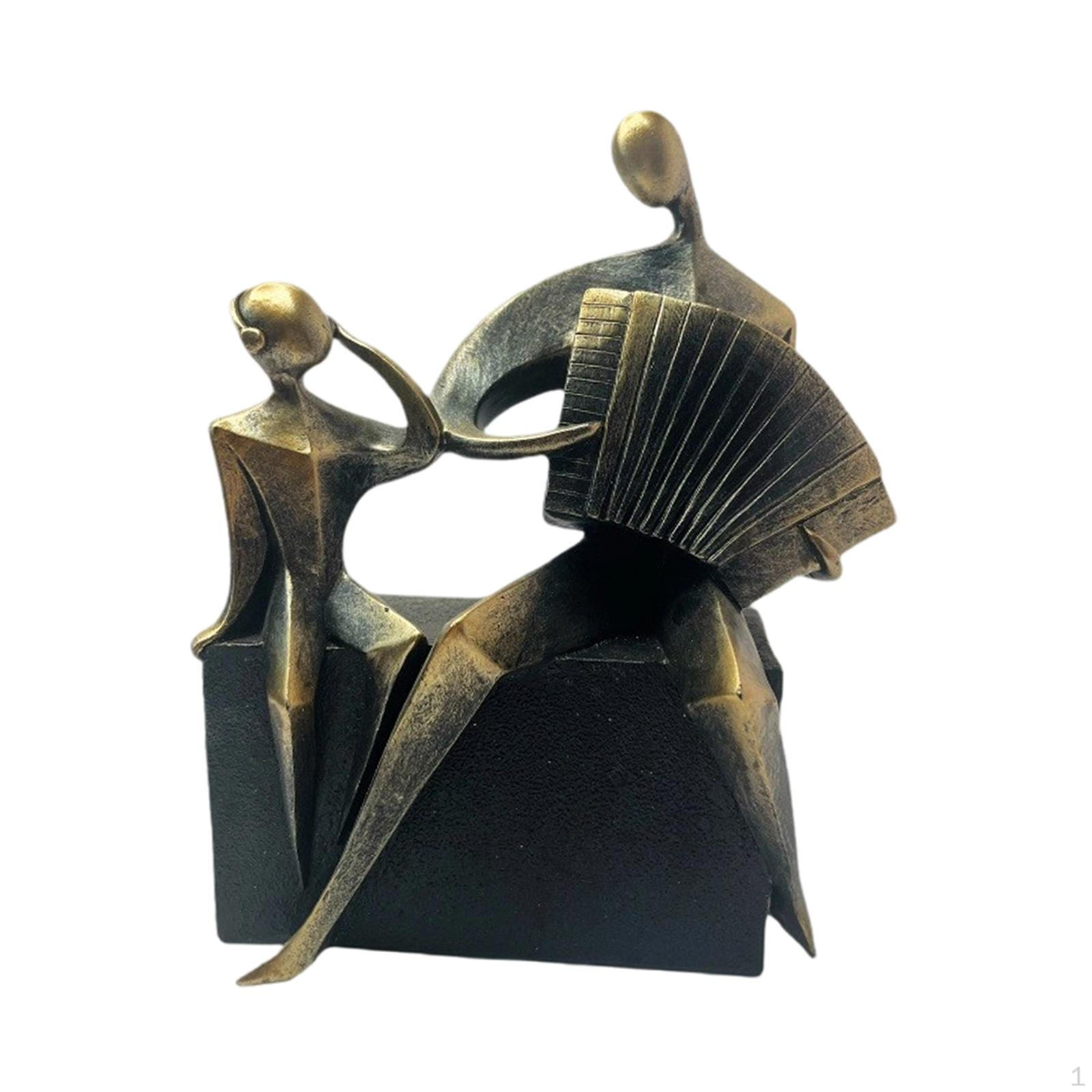 Абстрактная Фигурка Скульптура Декоративная Фигурка Арт Поделки Современная Статуя Настольное Украшение для бронзовый